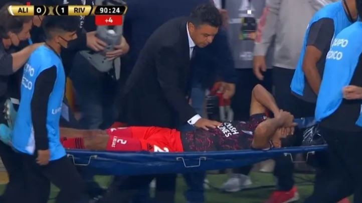 Gallardo confirmó la lesión de Rojas: "Fractura de tibia y peroné" | Deportes