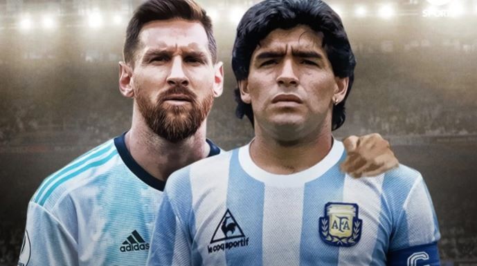 La FIFA juntó a Maradona y Messi en una jugada que hasta parece real | Deportes