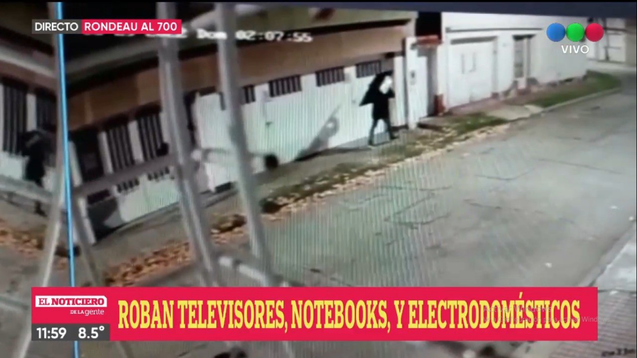Invivible: desvalijaron una casa en Alberdi y todo quedó filmado | Rosario y la región