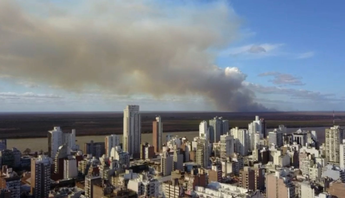 Domingo de humo: advierten por disminución de visibilidad | Rosario y la región