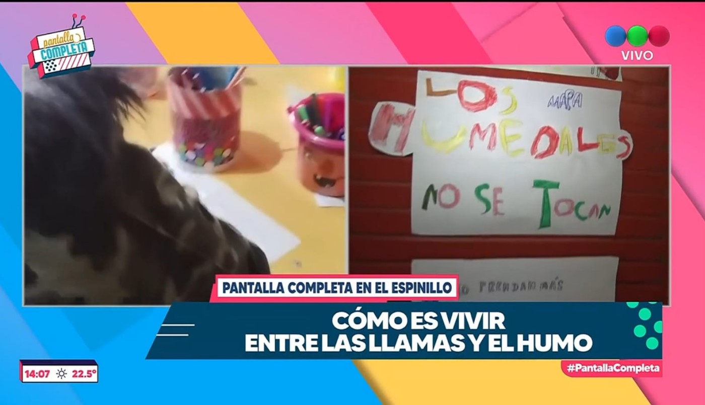 La Escuela de la isla El Espinillo entre el humo y los incendios | Rosario y la región