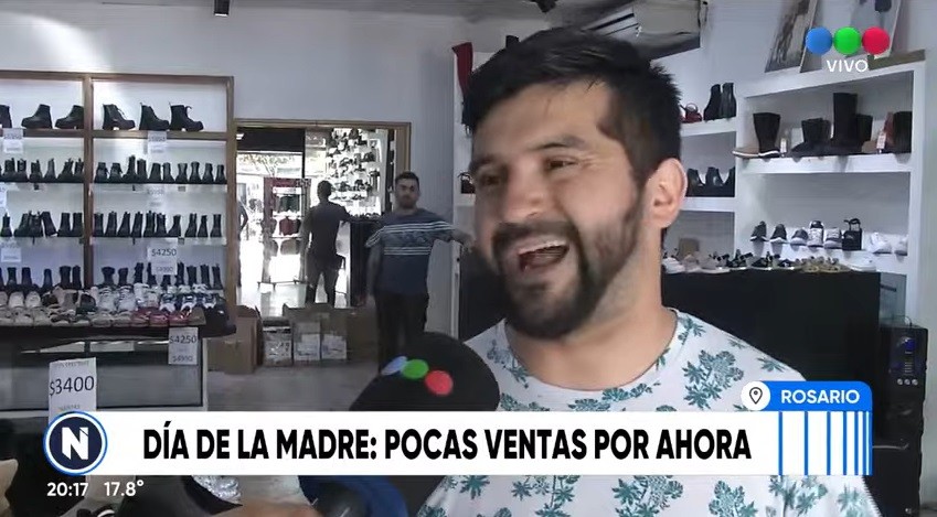 Pocas ventas en corredores comerciales por el Día de la Madre | Rosario y la región