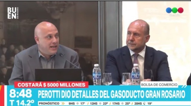 Perotti presentó el gasoducto Gran Rosario en la Bolsa de Comercio | Información General