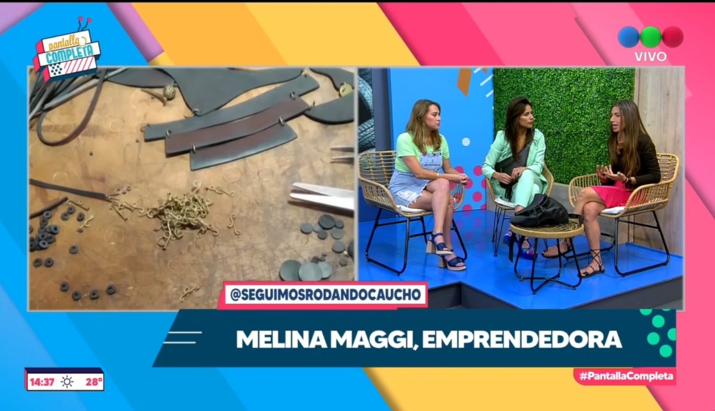 Una emprendedora realiza bolsos y carteras con neumáticos | Rosario y la región