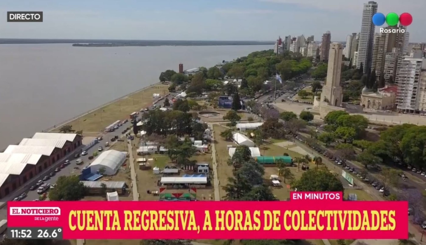 Llegó el día: hoy empiezan las Colectividades | Rosario y la región
