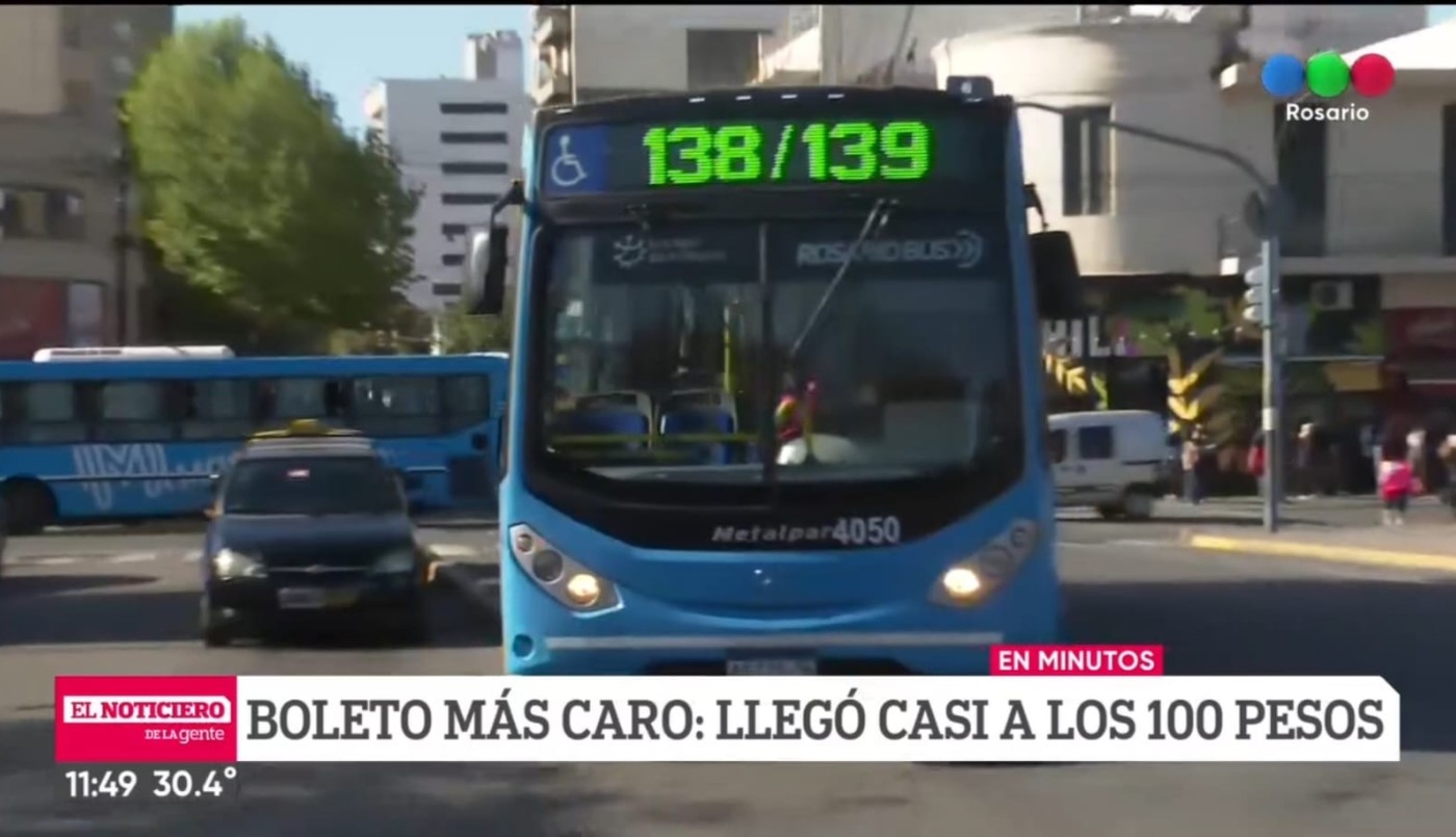 Aumento de tarifa: el boleto del colectivo alcanzó los 99 pesos | Rosario y la región