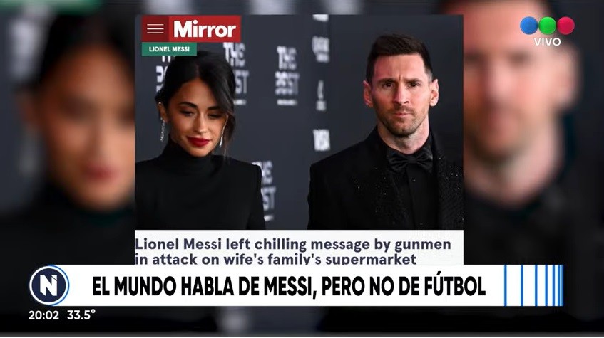 Seguí en vivo la transmisión especial tras el ataque mafioso a la familia Messi | Información General