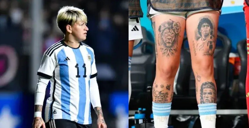 "Basta, no la estoy pasando bien": el descargo de la futbolista argentina cuestionada por tatuarse a Cristiano Ronaldo | Deportes