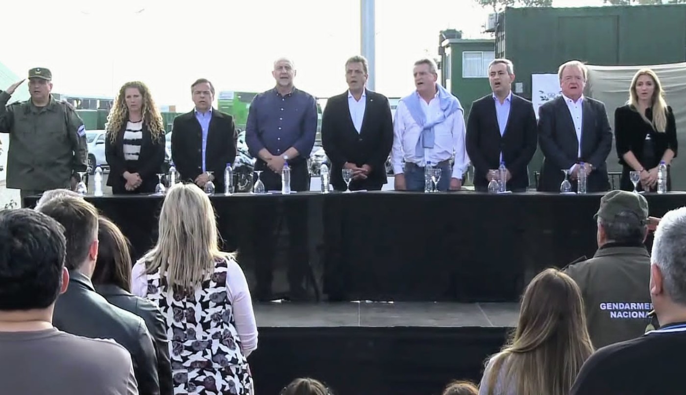 Sergio Massa inauguró una nueva base de Gendarmería en Rosario | Rosario y la región