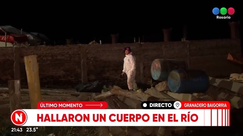 Hallaron un cuerpo en el río y buscan confirmar su identidad | Rosario y la región