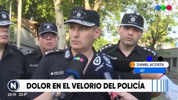 Dolor en el velorio del policía asesinado en el Hospital Provincial | Información General