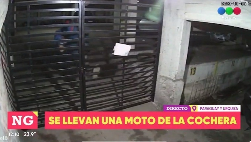 Robaron una moto de una cochera en pleno centro | Rosario y la región