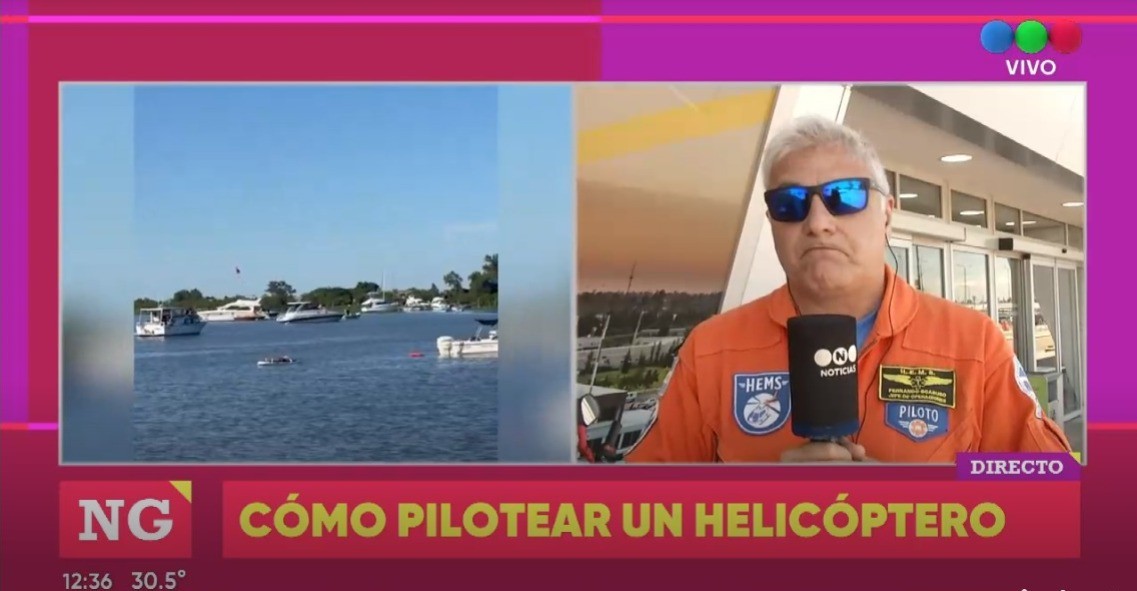 Scabuzzo sobre el helicóptero de Ramallo: “El espacio aéreo está muy controlado, no podemos hacer lo queremos” | Información General