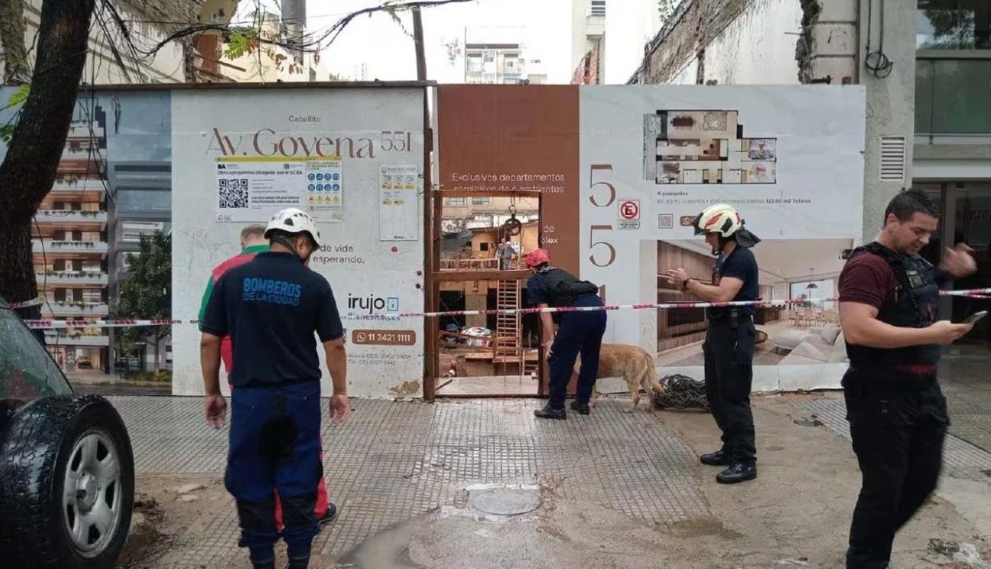 Derrumbe en una obra en construcción en Caballito: murió una mujer | Información General