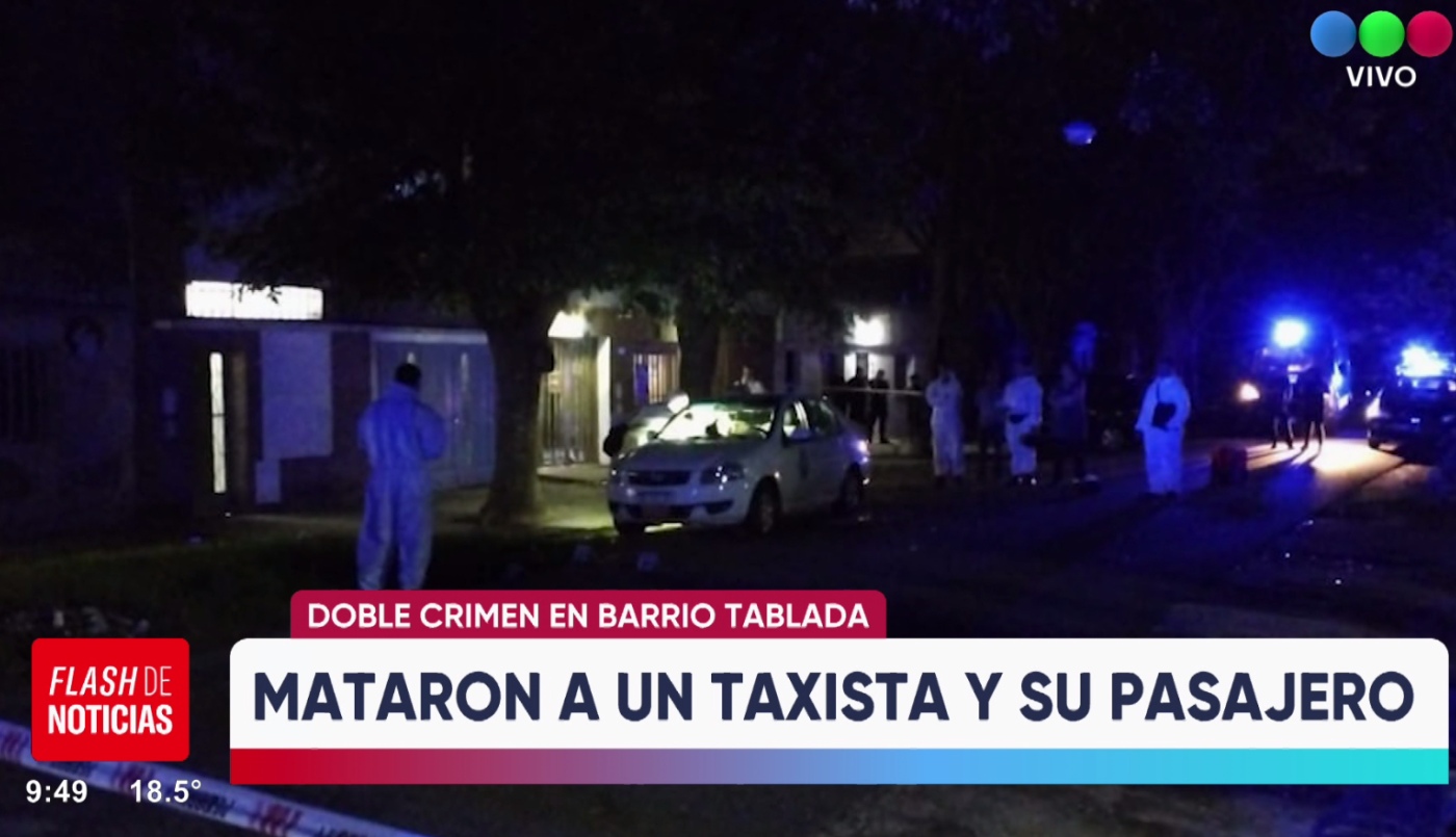 Doble crimen en zona sur: mataron a dos personas que iban en un taxi | Rosario y la región