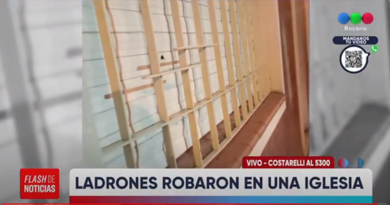 Entraron a robar a una iglesia, los detuvieron | Rosario y la región