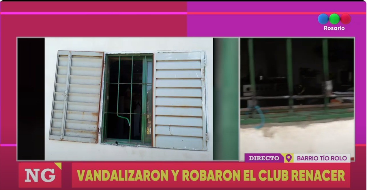 Otra vez robaron todo en el Club Renacer | Rosario y la región