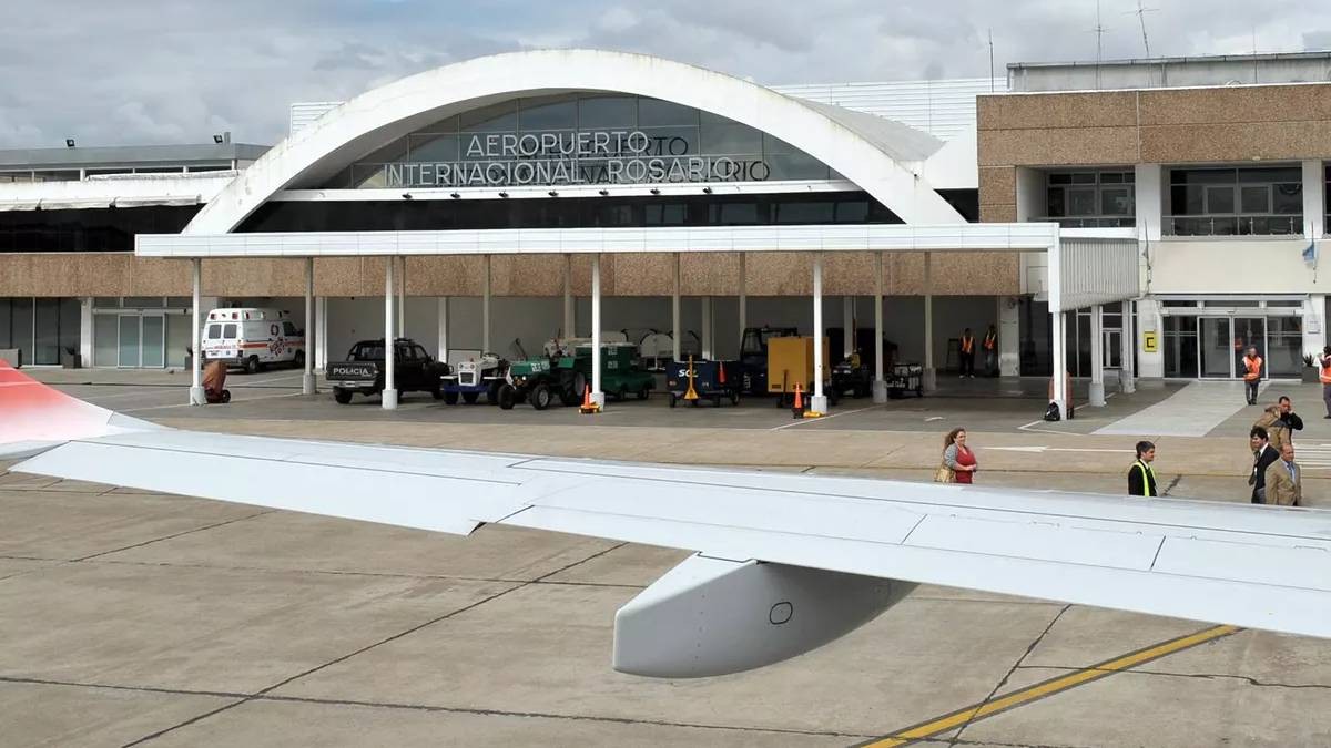 El paro también afectó las actividades del aeropuerto de Fisherton | Rosario y la región