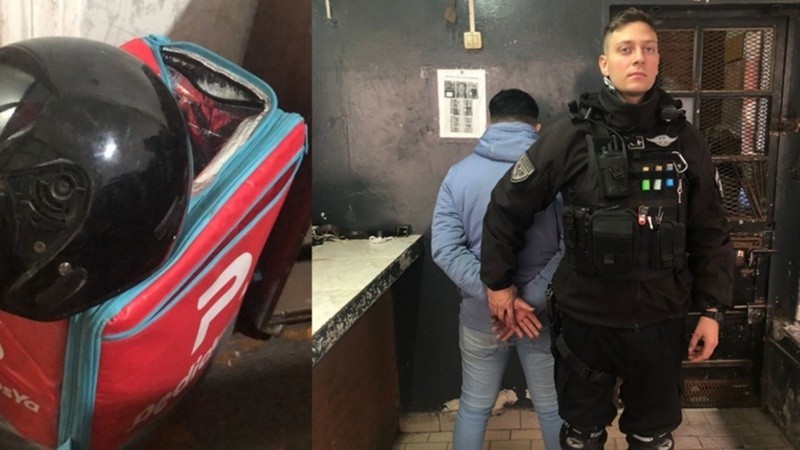 Detenido por arrebatar un celular en moto: el teléfono sonó frente a la policía | Rosario y la región