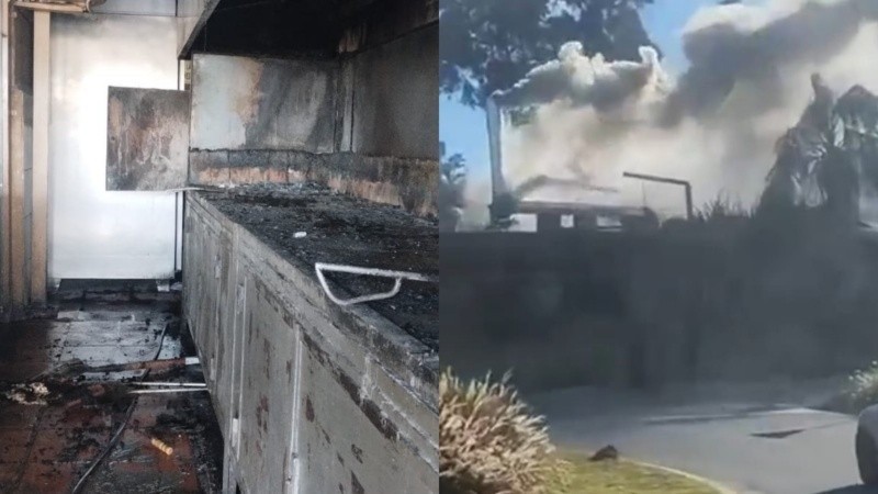 Susto en La Florida: casi se incendia una famosa parrilla | Rosario y la región