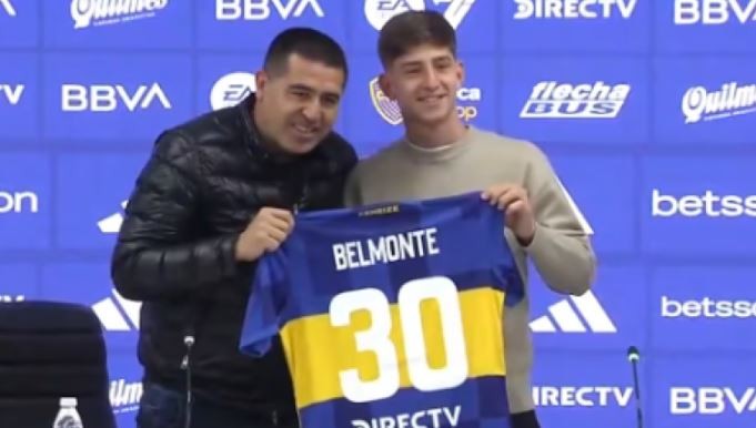 Belmonte fue presentado como nuevo jugador de Boca: "Estoy agradecido a la dirigencia por buscarme y darme el apoyo" | Deportes