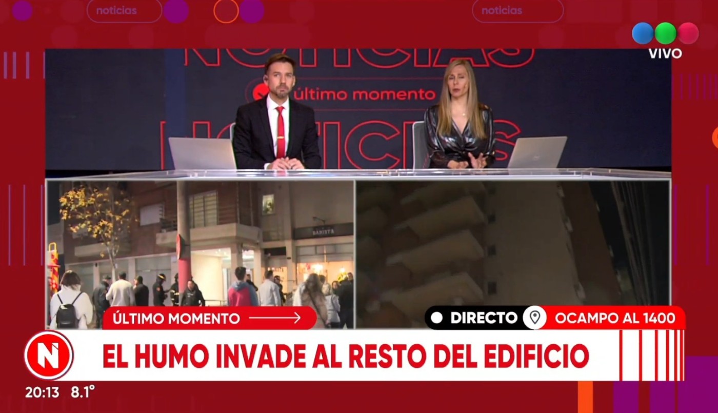 Se incendió un edificio en Ocampo al 1400 | Rosario y la región