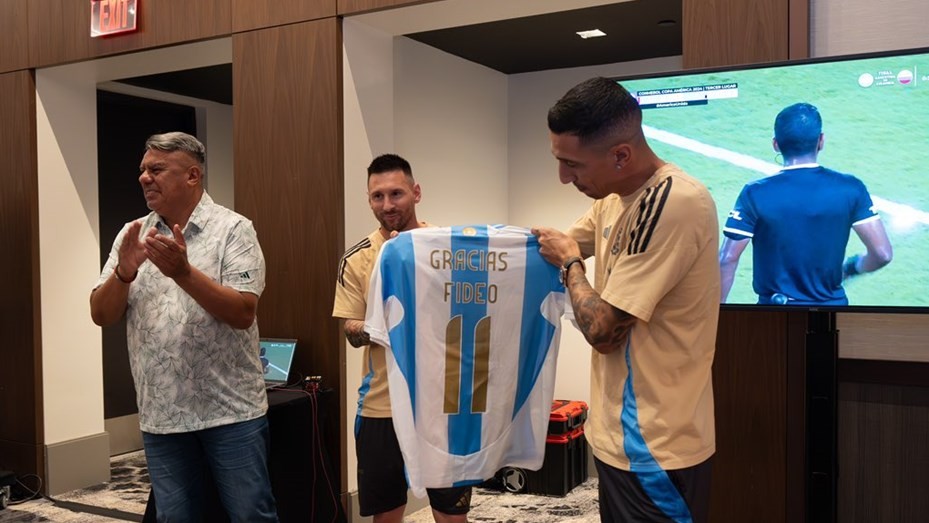 La emotiva despedida de la Selección Argentina a Ángel Di María | Deportes