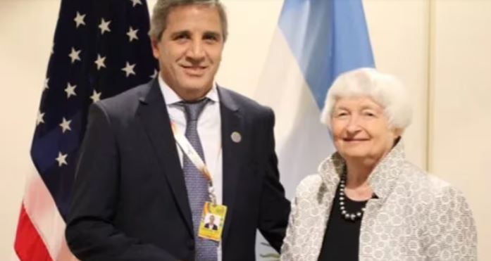 Caputo se reunió con Janet Yellen, la secretaria del Tesoro de Estados Unidos | Política y Economía