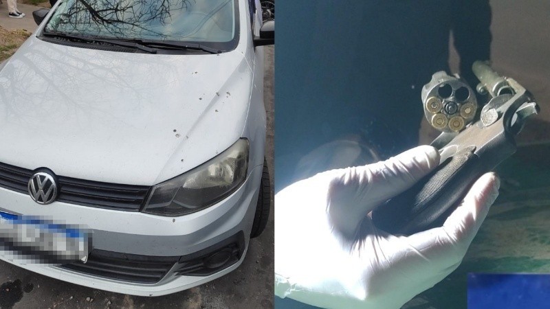 Dos delincuentes robaron un auto armados y después lo abandonaron en zona sur | Rosario y la región