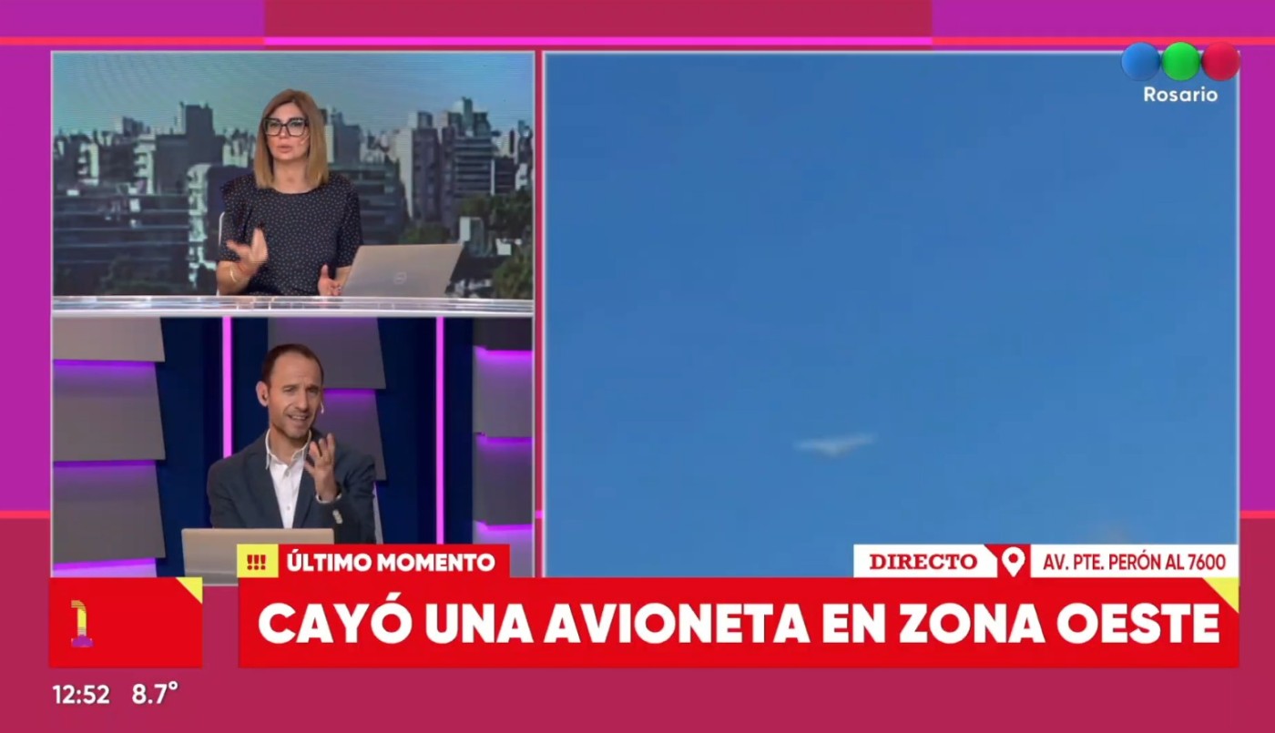 Un avión se estrelló en el predio de Air Liquide y el piloto falleció en el acto | Rosario y la región