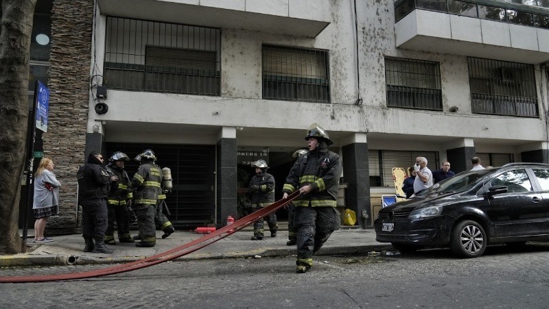 Se incendió un ascensor en un edificio del centro, hay evacuados | Rosario y la región