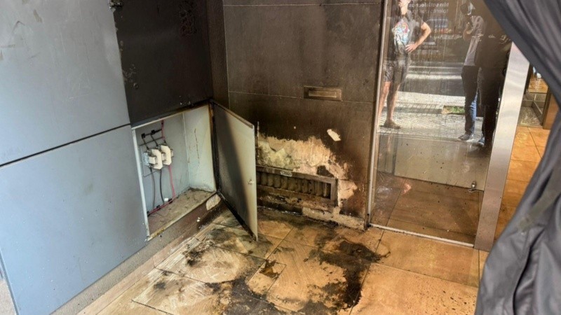 Principio de incendio en un edificio céntrico | Rosario y la región