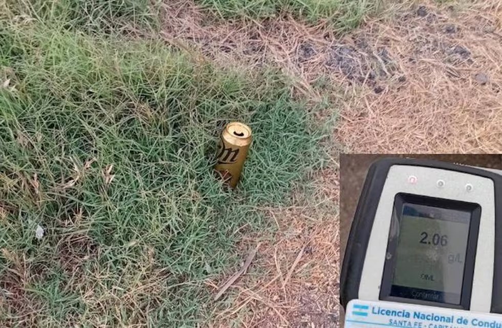 Santa Fe: lo detuvieron por alcoholemia positiva y mientras esperaba se tomó otra cerveza | Rosario y la región