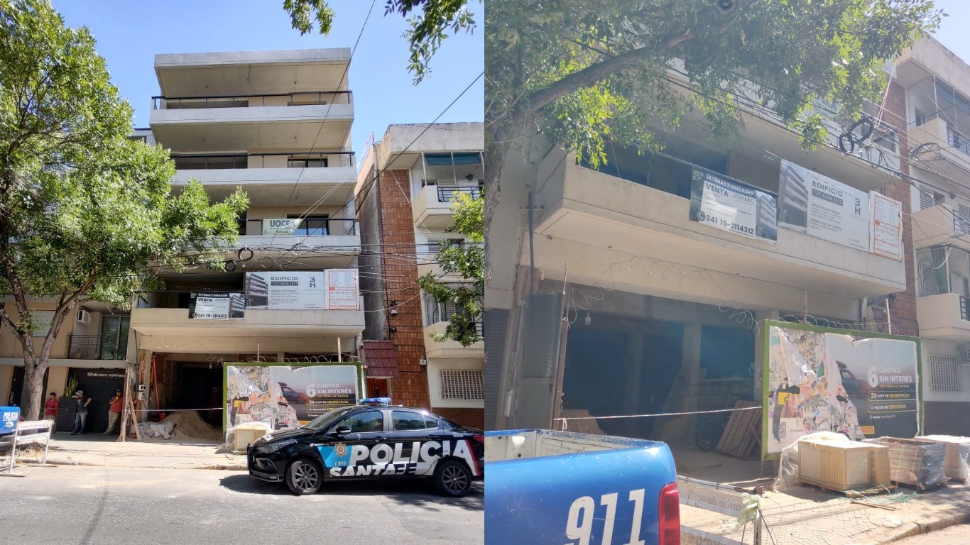 Un obrero murió tras caer desde un cuarto piso en una obra en construcción | Rosario y la región
