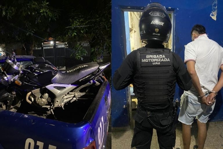Evadió un control de tránsito a toda velocidad con su moto y fue detenido tras una persecución | Rosario y la región