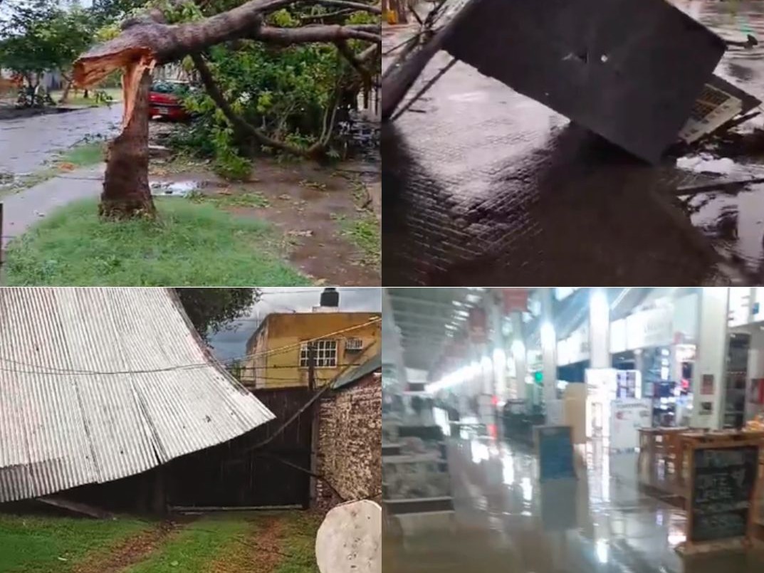 Fuerte tormenta en Rosario: Diluvio, granizo y caos en la ciudad | Rosario y la región