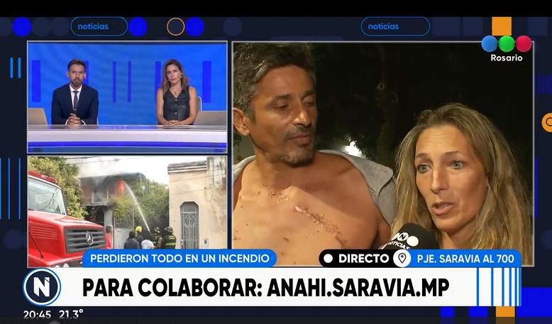 Se incendió su casa y perdieron todo | Rosario y la región