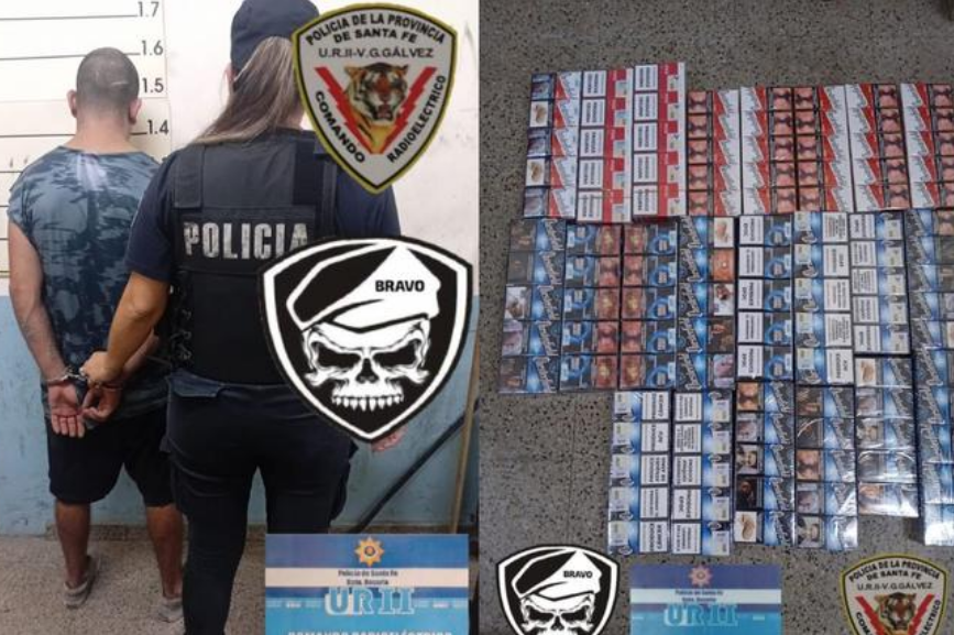 Sorprendido en plena acción: lo atraparon robando cigarrillos en un mayorista | Rosario y la región