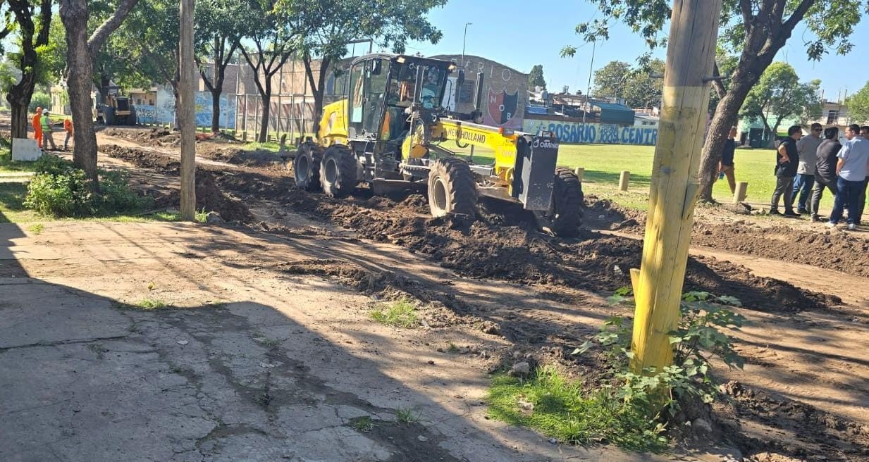 Tiro Suizo mejora su infraestructura con pavimento definitivo | Rosario y la región