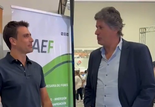 Roly Santacroce y Juan Pedro Aleart cara a cara en la Expocon Funes 2025 | Rosario y la región