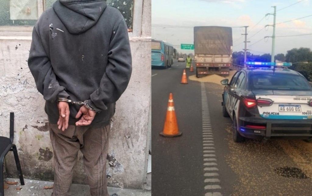 Intento de robo: abrieron la boquilla de un camión para llevarse cereal | Rosario y la región