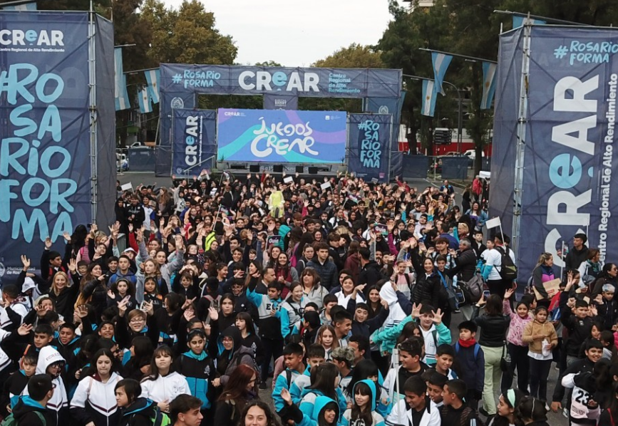 Rosario organiza la tercera edición de los Juegos CReAR con un gran festival deportivo y cultural | Rosario y la región