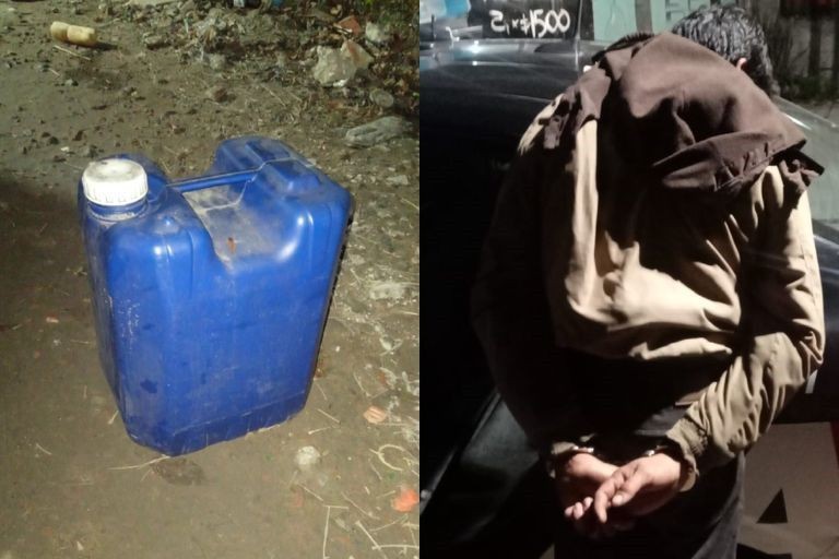 Intentó incendiar un auto y lo detuvieron tras una persecución | Rosario y la región