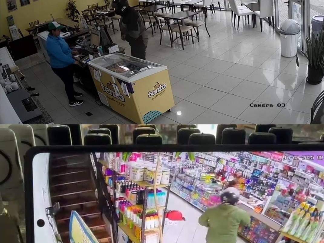 Violento robo a mano armada en una heladería y una perfumería: creen que actuó el mismo delincuente | Rosario y la región