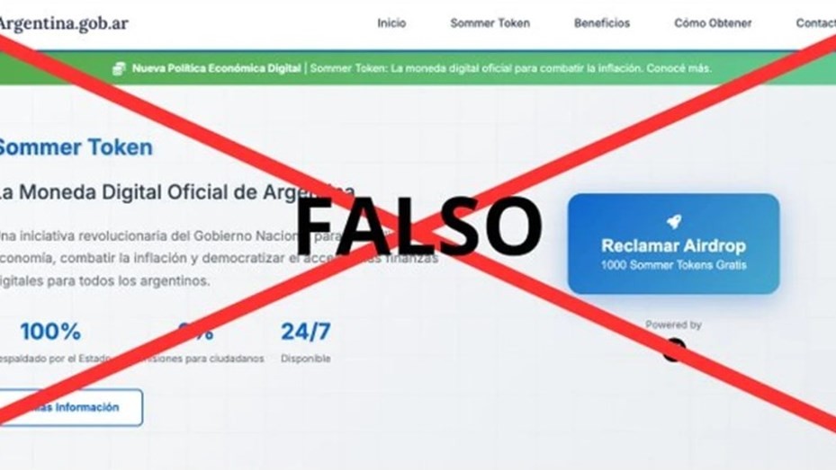 El Gobierno aclaró que es falso el sitio web del Hospital Sommer que promocionaba una criptomoneda | Política y Economía