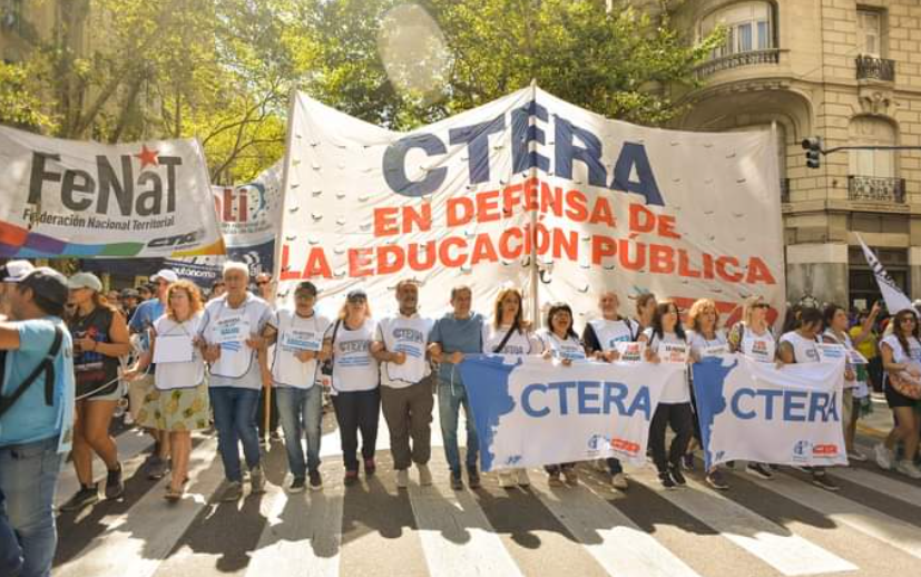 Ctera anunció paro nacional docente para el 14 de octubre y jornada de protesta este miércoles | Rosario y la región
