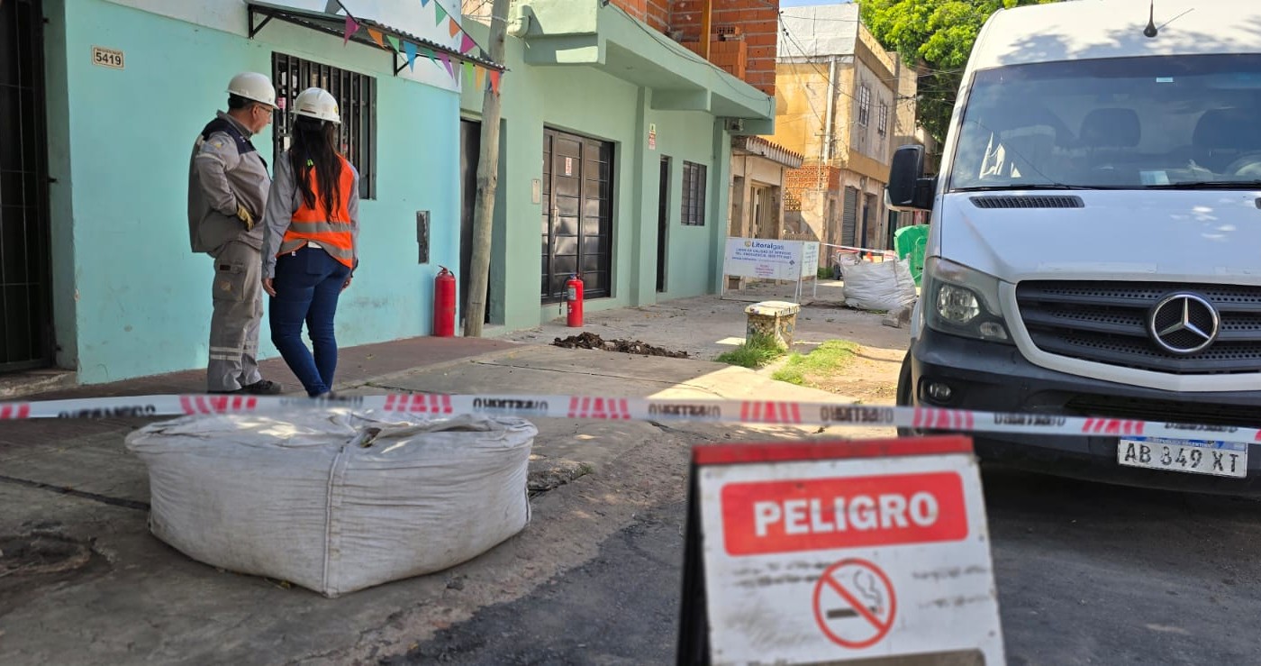 Fuga de gas en la zona sur de Rosario: tránsito cortado | Rosario y la región