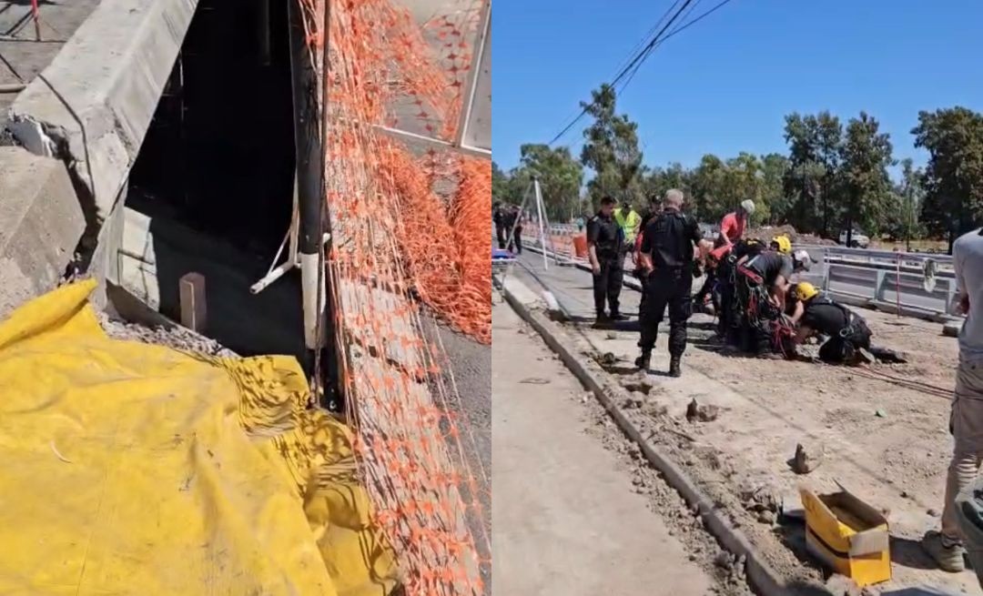 Un obrero cayó al arroyo Ludueña: intervino el helicóptero sanitario | Rosario y la región