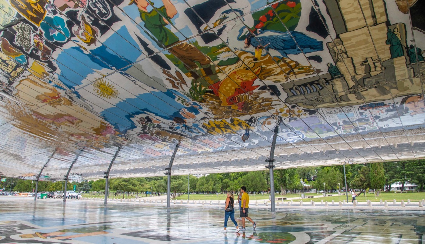 El mural de El Aura ya está protegido y abierto al público | Rosario y la región