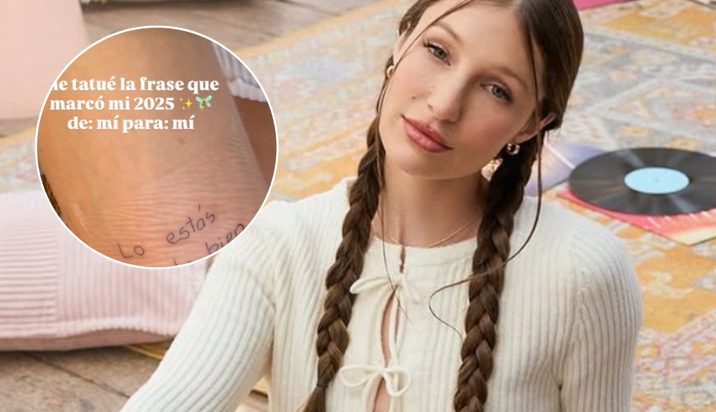 Yami Safdie se despidió del 2025 con un tatuaje íntimo y lleno de significado | Espectáculos